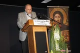 Bertrand Vallancien giving the introductions in Lyon, France