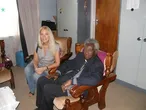 Bishop Paul Khoarai welcomes us in his home in Lesotho