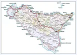 Map of Scicily