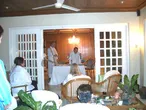 Holy Mass celebrated in our host's house